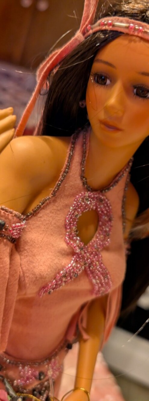 Ashton Drake Porcelain Breast Cancer Doll
